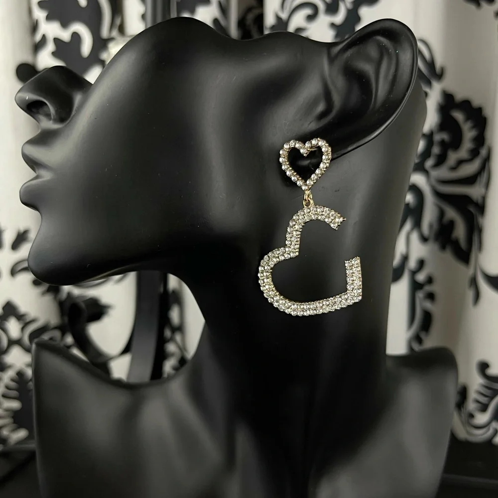 Heart Pendant Earrings